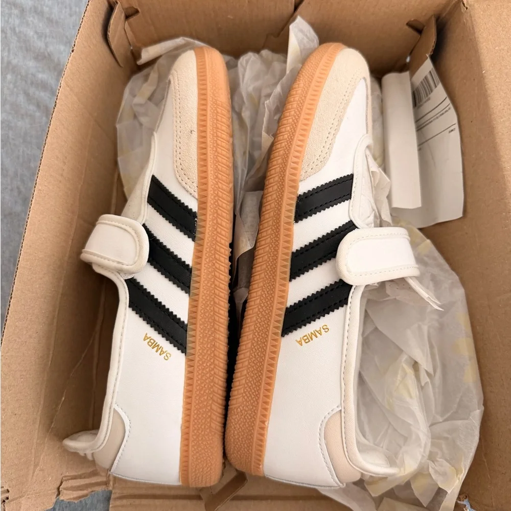 adidas samba mary janes Kids/womens Shoes in White and Black - Picture 6 of 7